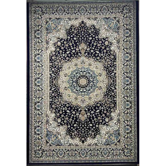 سجاد شيراز تركي 7095L كحلي مقاس 400*400