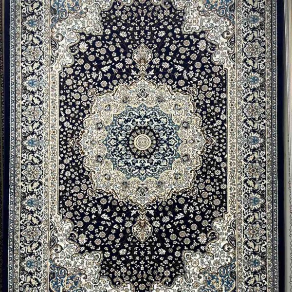 سجاد شيراز تركي 7095L كحلي مقاس 400*400