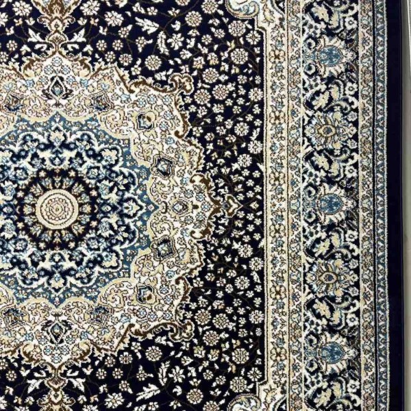 سجاد شيراز تركي 7095L كحلي مقاس 400*400