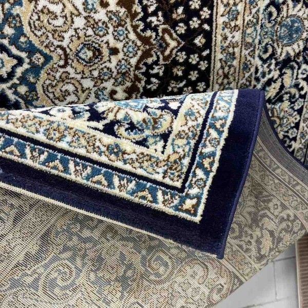 سجاد شيراز تركي 7095L كحلي مقاس 400*400