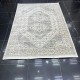 Bohemian Max Turkish carpet B018B gray white color size 80*150