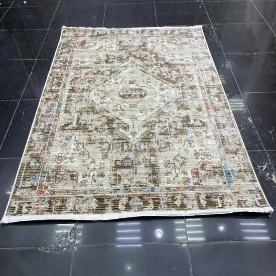 Bohemian Max Turkish carpet B011B brown color size 120*17