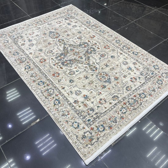 Bohemian Max Turkish Carpet B011B Beige Color Size 100*200