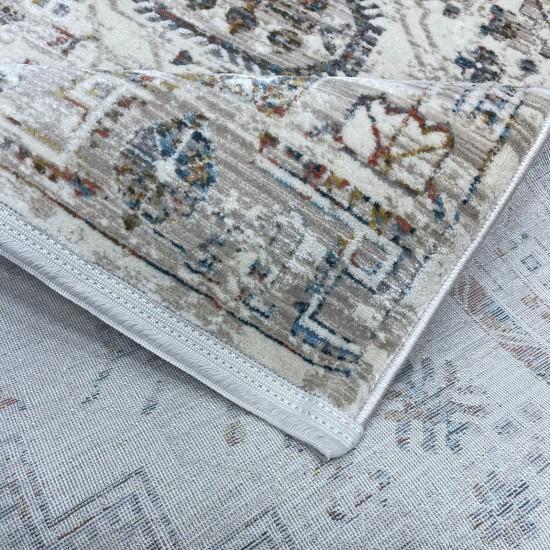 Bohemian Max Turkish Carpet B011B Beige White Color Size 50*80