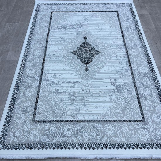 Turkish carpet Motto 051940 gray first grade size 300*400