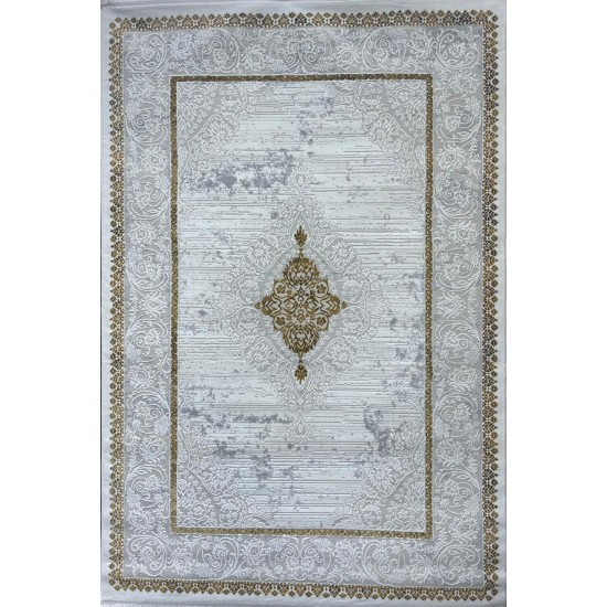 Turkish carpet Motto 051940 golden first class size 150*220