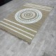 Turkish burlap carpet Isi 06545D gold size 300*400