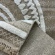 Turkish burlap carpet Isi 06545D white size 300*400