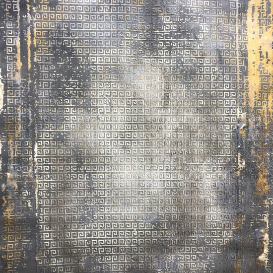 Chana 0082 Bulgarian gray and gold rug