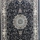 Turkish Samarkandy carpet A027A dark blue size 400*600