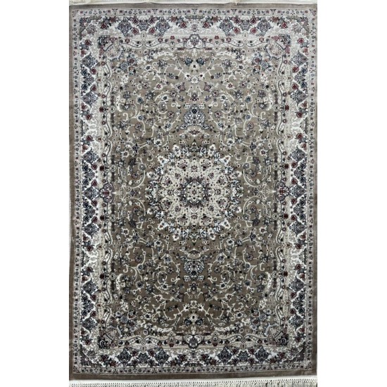 Turkish Samarkandy carpet A027A Vison Vison size 100*300