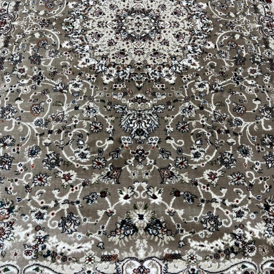 Turkish Samarkandy carpet A027A Vison Vison size 100*300