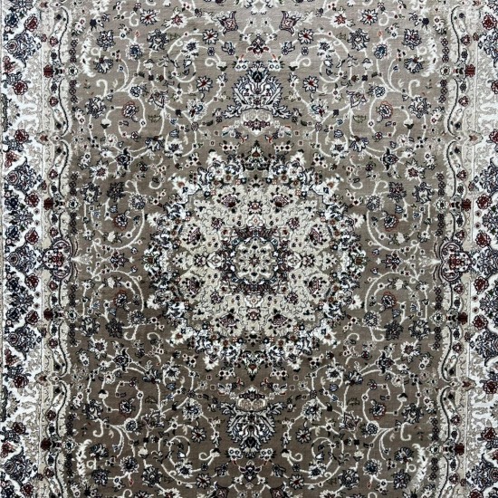 Turkish Samarkandy carpet A027A Vison Vison size 100*300