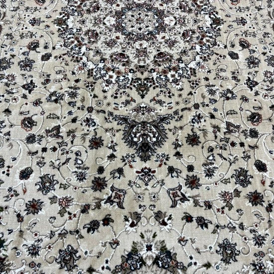 Turkish Samarkandy carpet A027A beige beige size 200*300