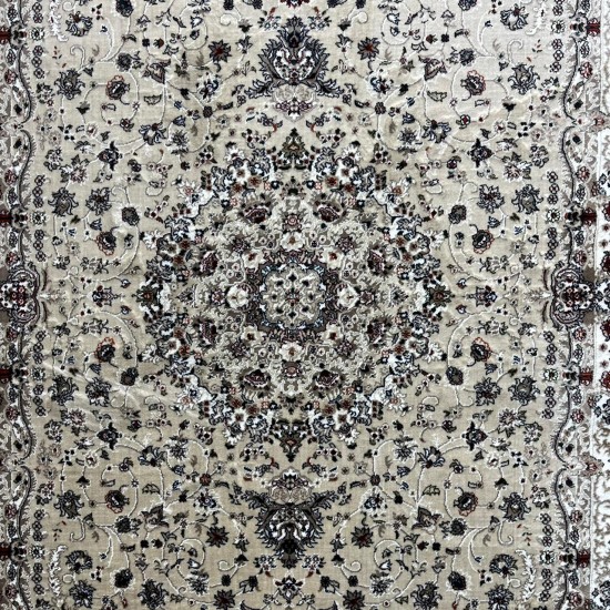 Turkish Samarkandy carpet A027A beige beige size 300*400