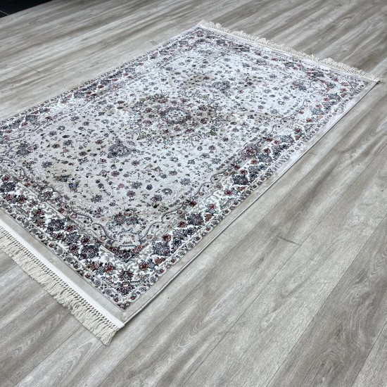 Turkish Samarkandy carpet A027A beige beige size 200*300