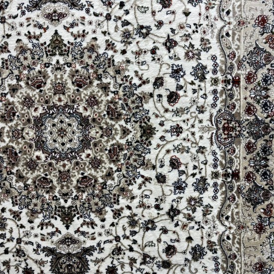 Turkish Samarkandy carpet A027A cream cream size 400*600