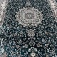 Turkish samarkandi carpet A027A cyan size 100*300