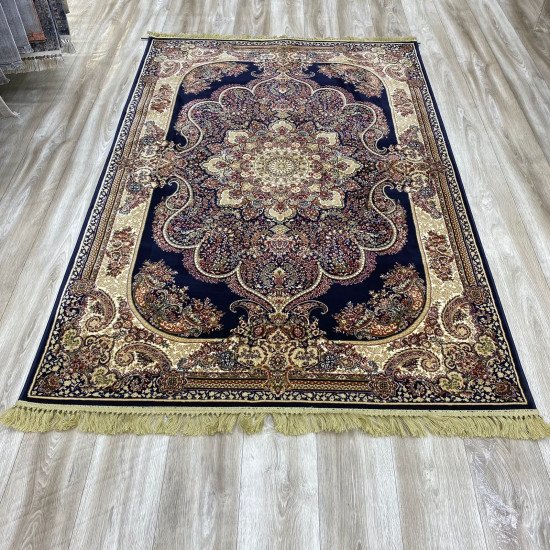 Bulgarian Adora Carpet 1610.000 knots 01465A Navy blue