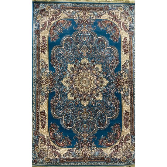 Bulgarian Adora Carpet 1610.000 knots 01465A Cyan