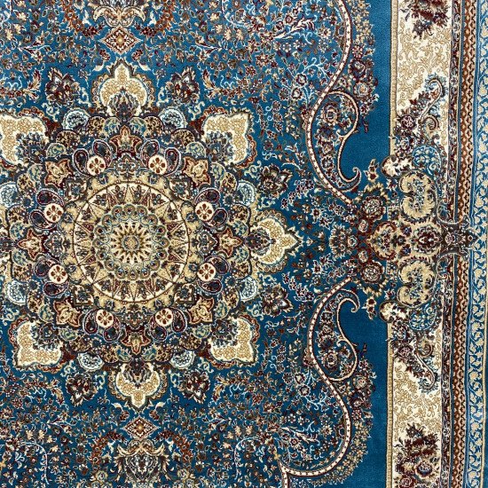 Bulgarian Adora Carpet 1610.000 knots 01465A Cyan