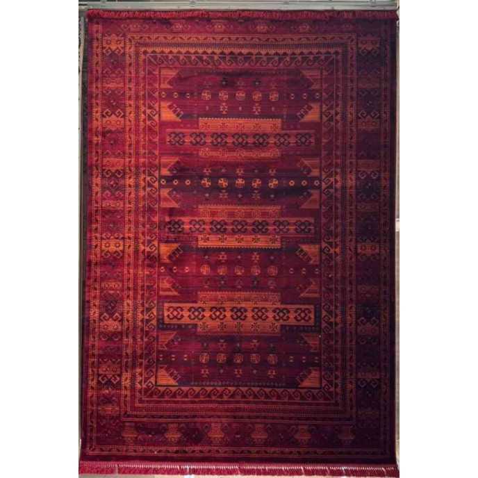 سجاد تركي بخارى نقشة افغاني 1502 بابل احمر مقاس 200*300