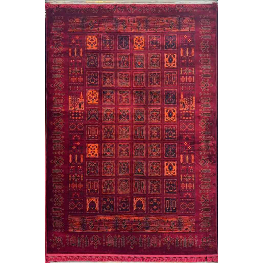 سجاد تركي بخارى نقشة افغاني 1511 بابل احمر مقاس 100*300 سجاد تركي بخارى نقشة افغاني 1511 بابل احمر مقاس 100*300