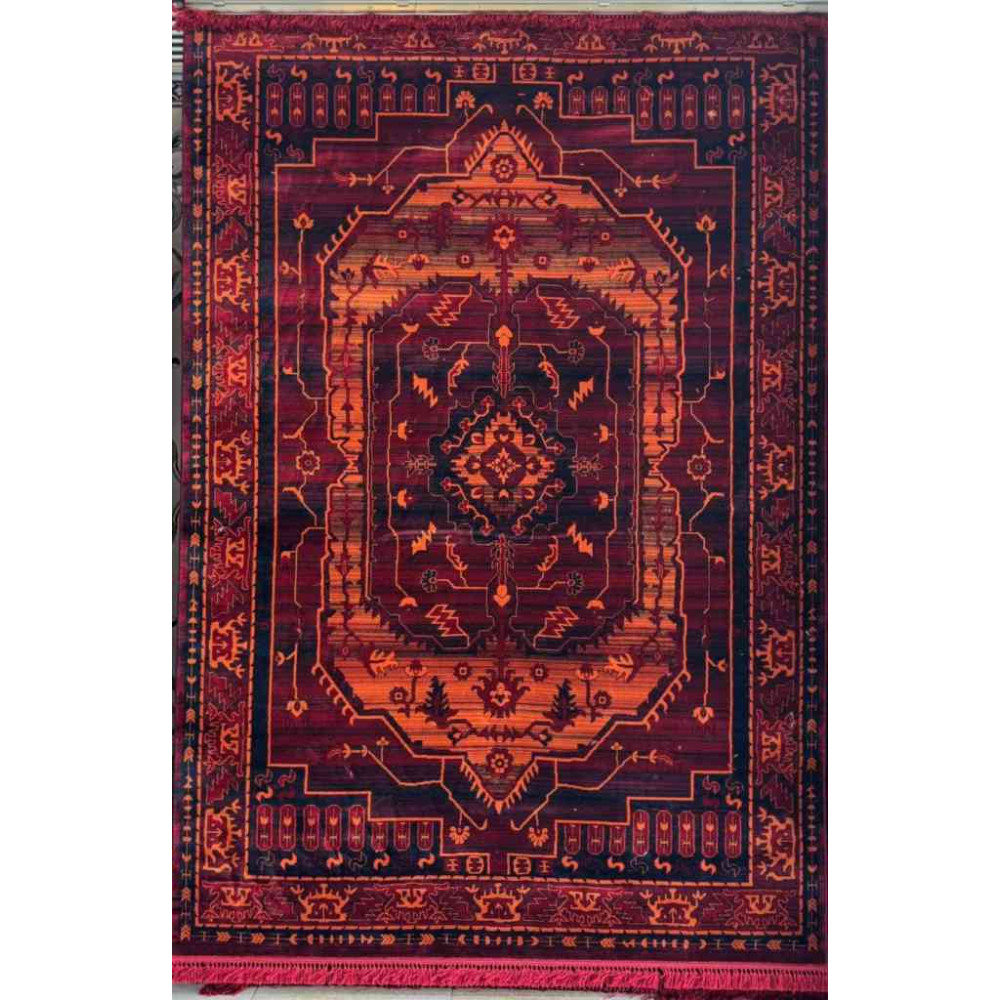 سجاد تركي بخارى نقشة افغاني 1509 بابل احمر مقاس 300*400