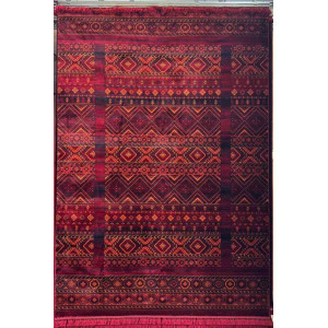 سجاد تركي بخارى نقشة افغاني 1510 بابل احمر مقاس 50*80