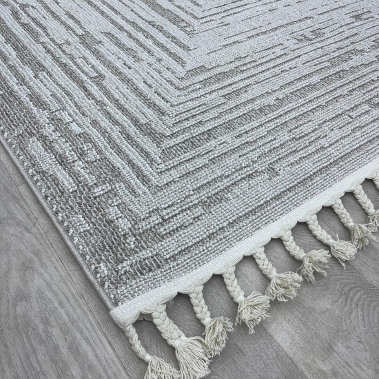 Turkish burlap rugs B777A beige color