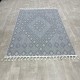 Turkish burlap rugs B795A gray color