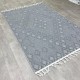 Turkish burlap rugs B795A gray color