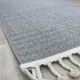 Turkish burlap rugs B787B gray color