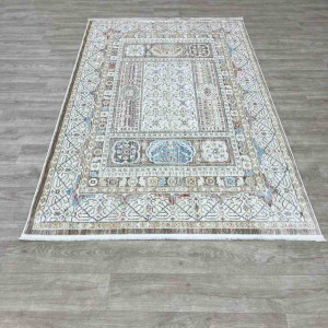 سجاد تركي بوهيمي المغنية G579AQ رصاصي بيج مقاس 200*300