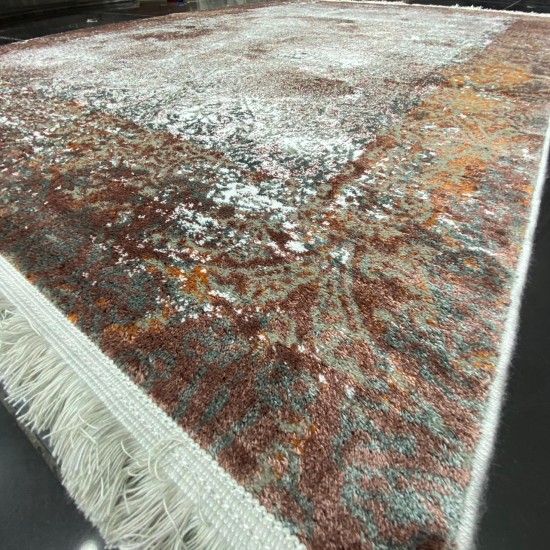 Bulgarian carpets Aura 182, green and gray