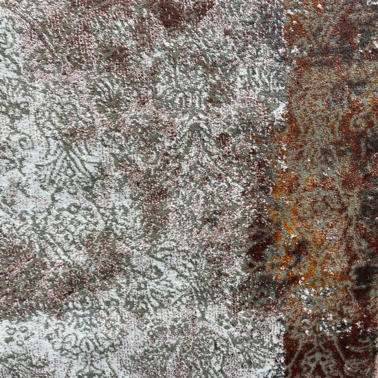 Bulgarian carpets Aura 182 gray with brown