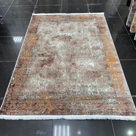 Bulgarian carpets Aura 182, green and gray