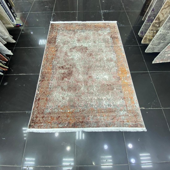 Bulgarian carpets Aura 182, green and gray