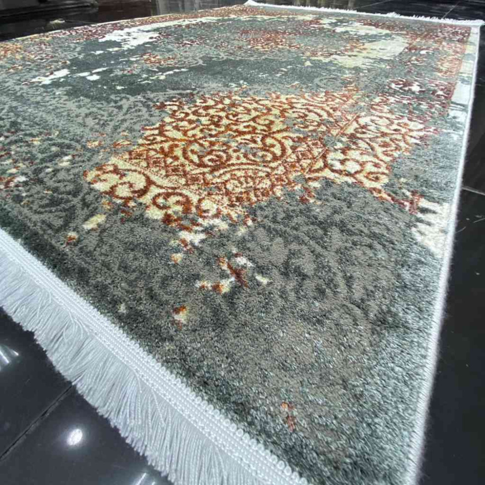 سجاد بلغاري لورا 0182UA رصاصي مع اخضر سجاد بلغاري لورا 0182UA رصاصي مع اخضر