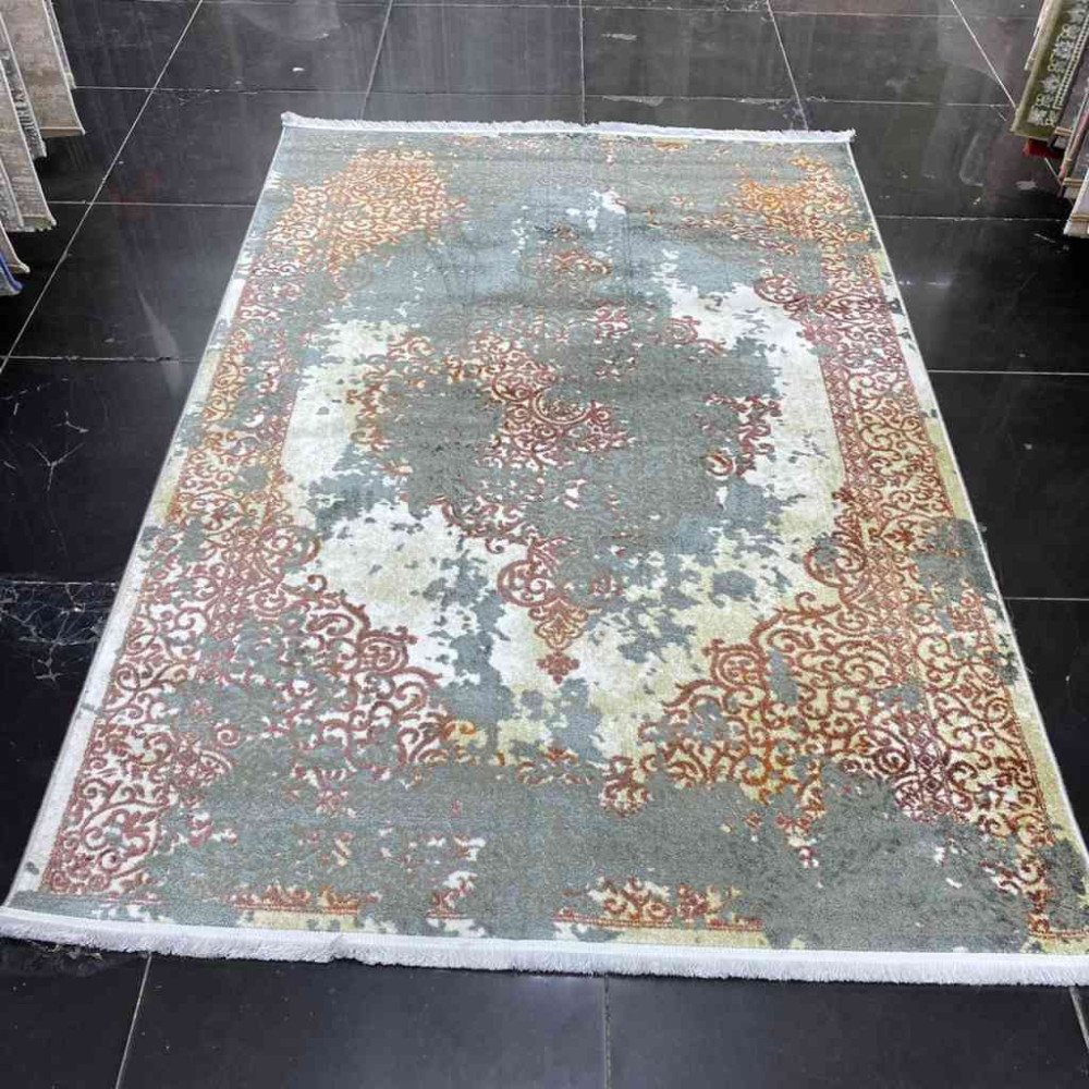 سجاد بلغاري لورا 0182UA رصاصي مع اخضر سجاد بلغاري لورا 0182UA رصاصي مع اخضر