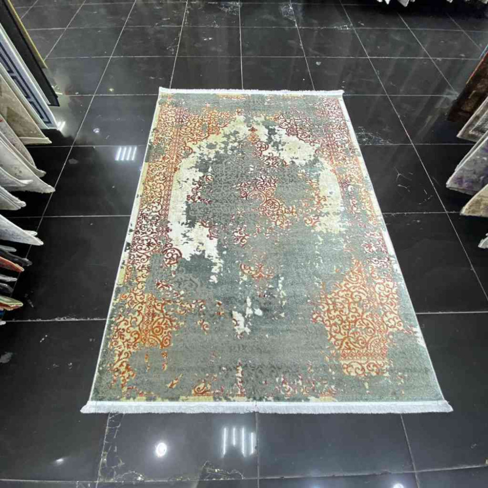 سجاد بلغاري لورا 0182UA رصاصي مع اخضر سجاد بلغاري لورا 0182UA رصاصي مع اخضر