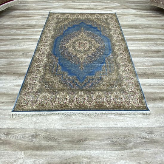 French carpet that inspires cyan cream A013AG Size 300*400