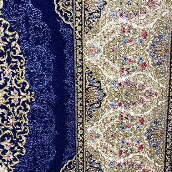 French carpet inspires navy A013AL Size 300*400