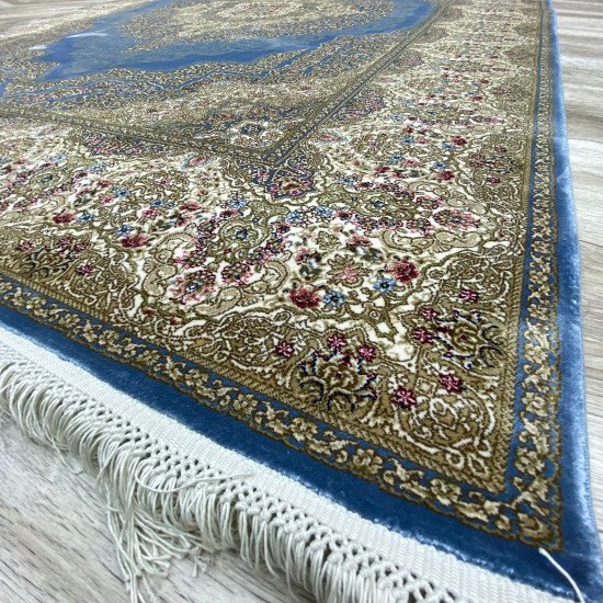 French carpet that inspires cyan cream A013AG Size 160*230