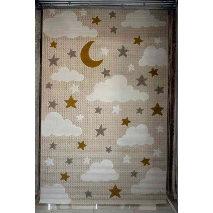 Turkish carpet for children Kids 1008 beigecolor size 150*220