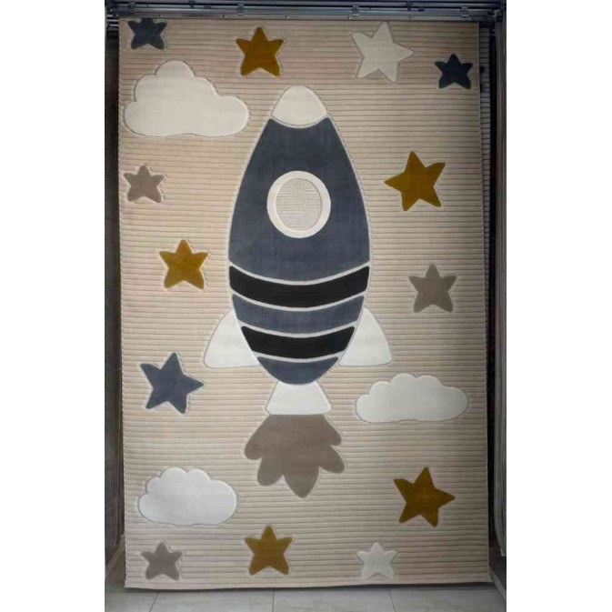 Turkish carpet for children Kids 1004 beigecolor size 120*170