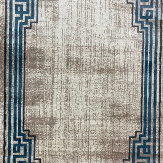 Bulgarian Lilium Carpet AA051A Cyan Cream 100*300