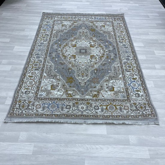 سجاد بوهيمي ليفا تركي 1632A رصاصي مقاس 250*350