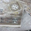 سجاد بوهيمي تركي فينتج B0024C لون بني بيج مقاس 150*230