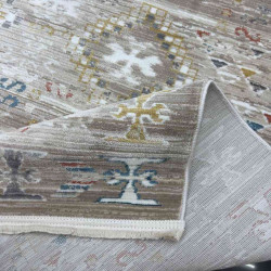 سجاد بوهيمي تركي فينتج B0024C لون بني بيج مقاس 100*300 سجاد بوهيمي تركي فينتج B0024C لون بني بيج مقاس 100*300